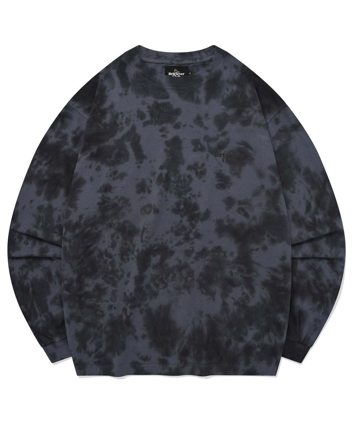리트리버클럽(RETRIEVER CLUB) RC TIE DYE LONG SLEEVE [BLACK]