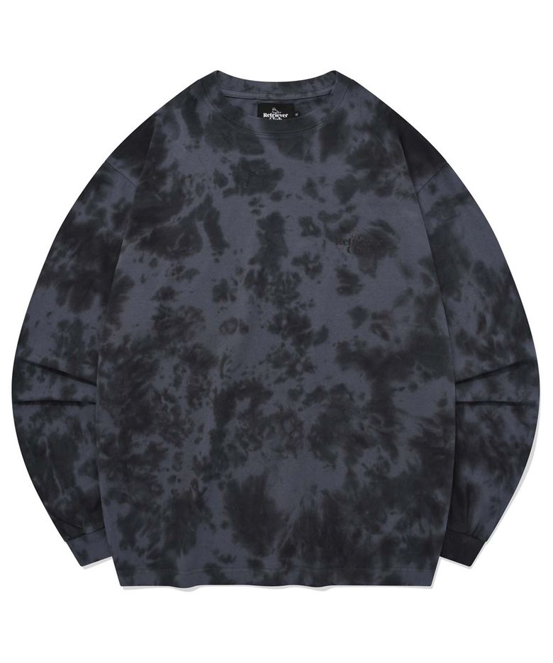 RC TIE DYE LONG SLEEVE [BLACK]