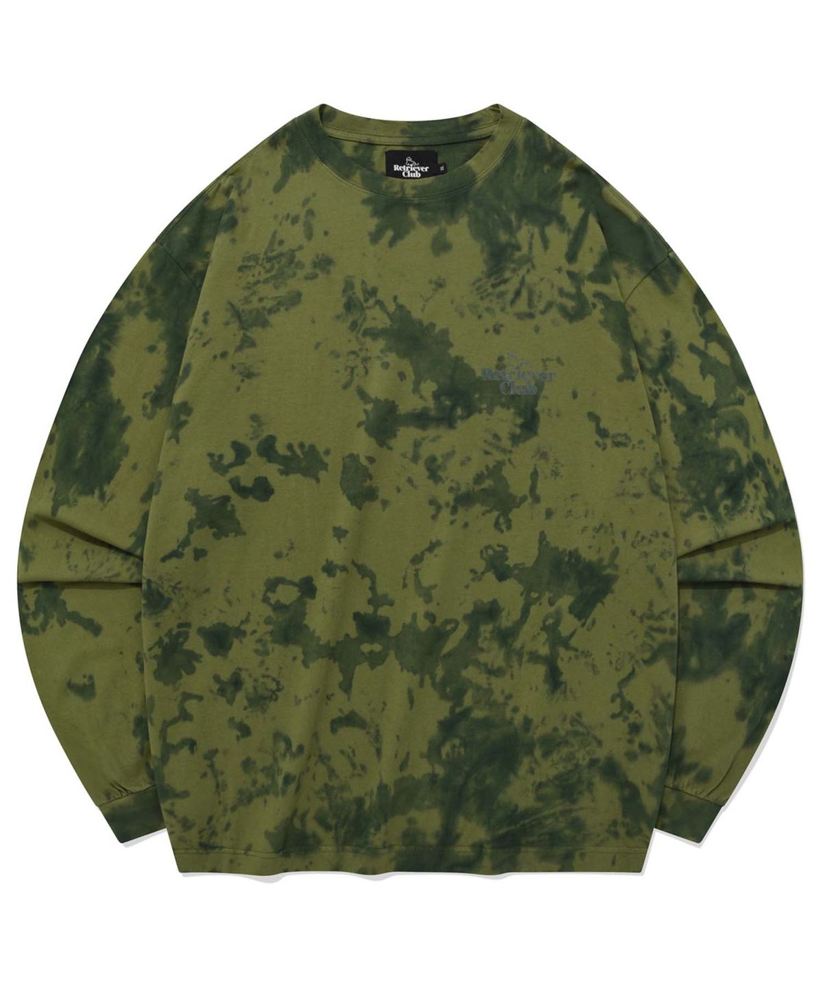 리트리버클럽(RETRIEVER CLUB) RC TIE DYE LONG SLEEVE [GREEN]