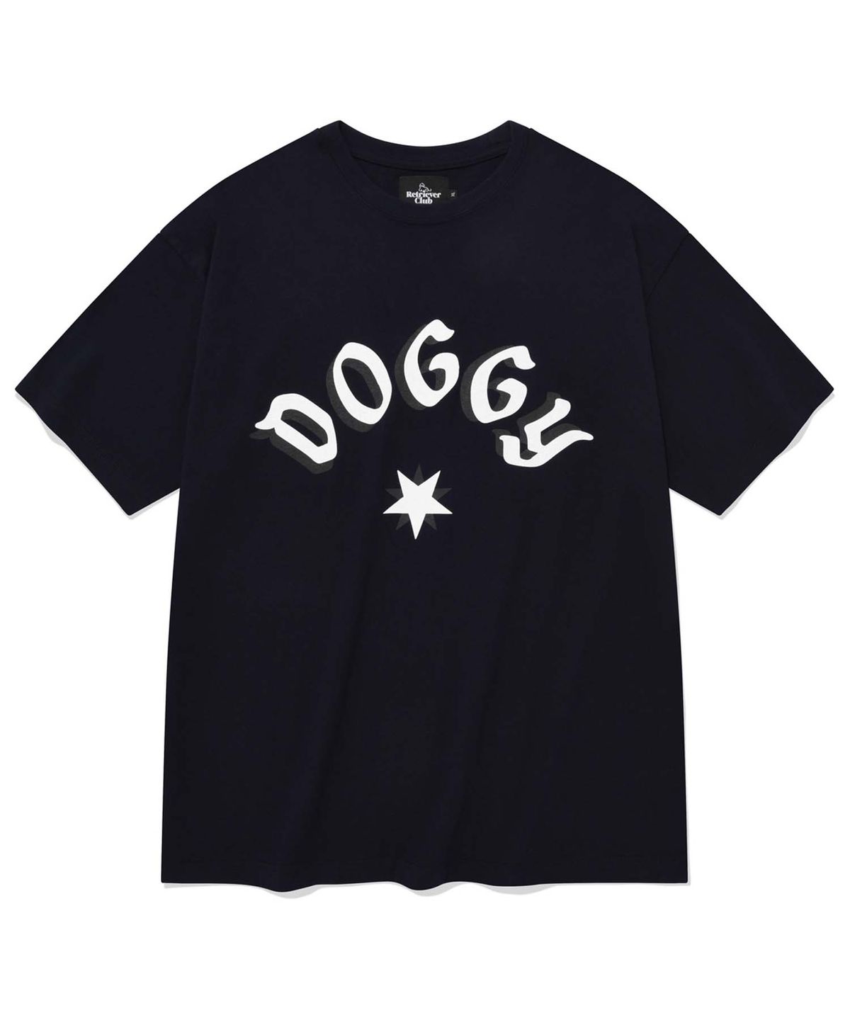 리트리버클럽(RETRIEVER CLUB) DOGGY STAR TEE [NAVY]