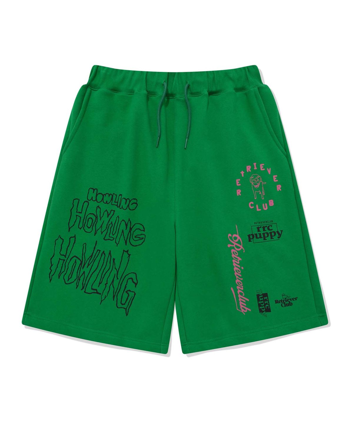리트리버클럽(RETRIEVER CLUB) MULTI LOGO SHORTS [LIGHT GREEN]