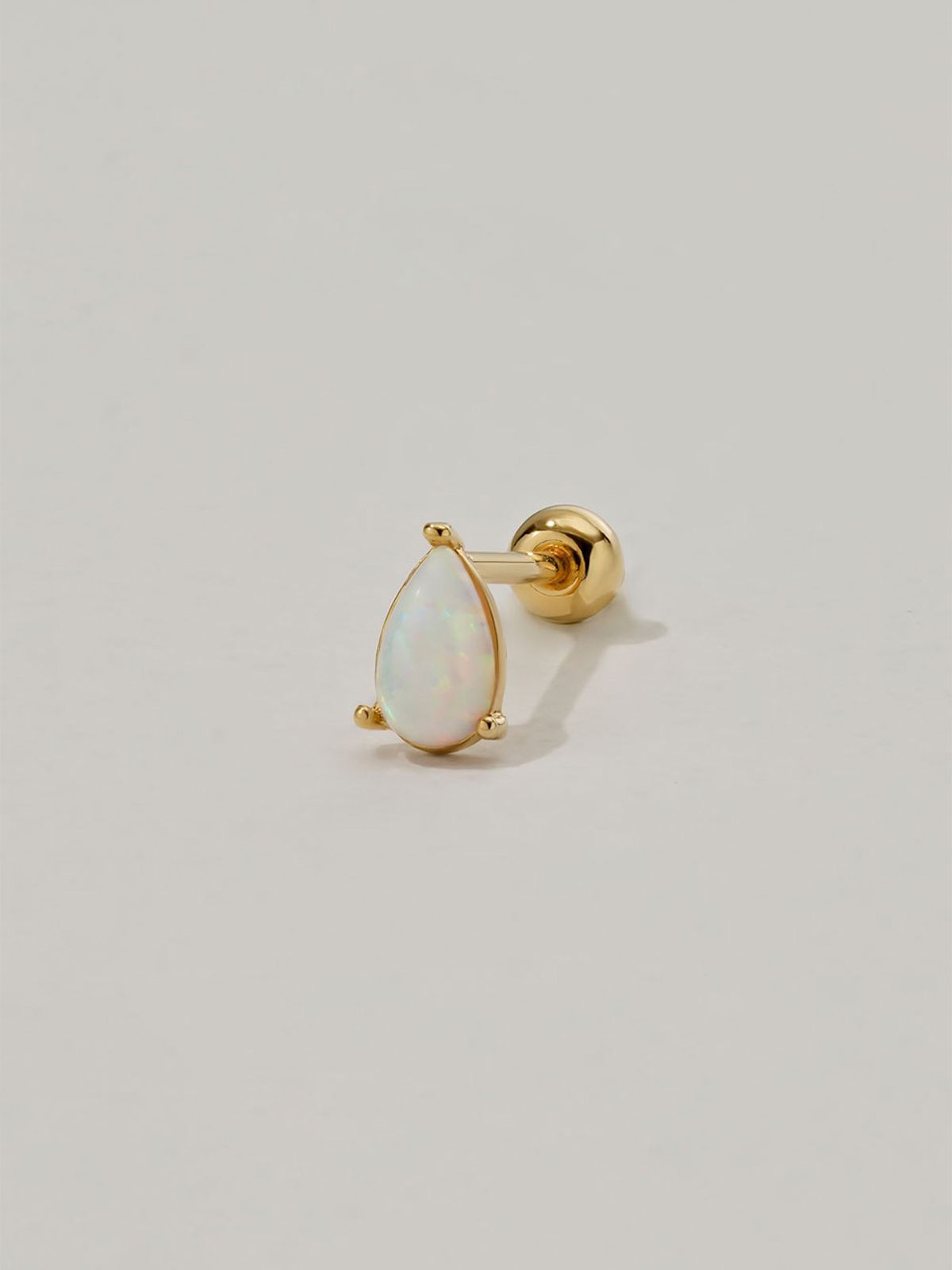 마나에트(MANAET) Teardrop Opal Piercing