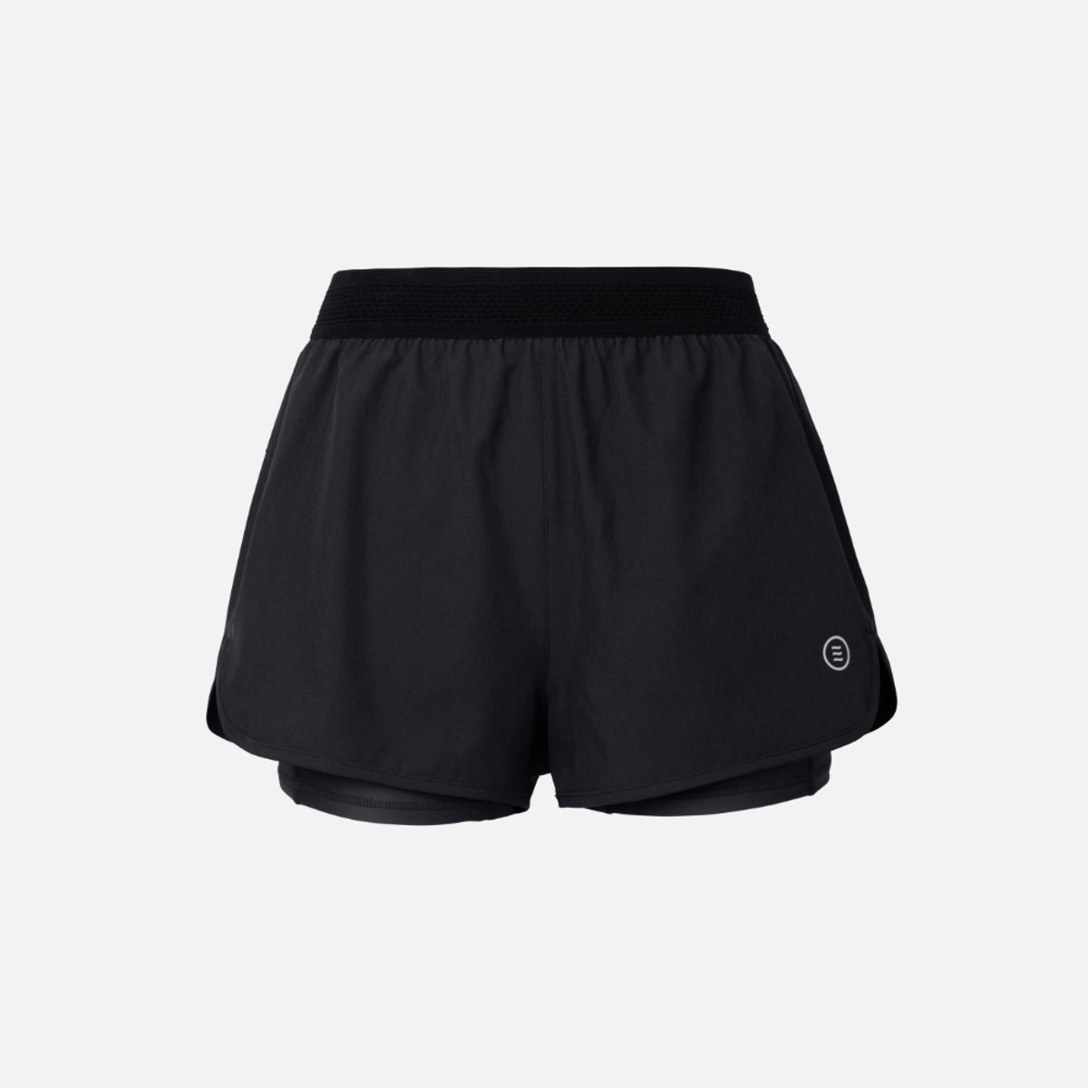 배럴(BARREL) 우먼 리조트 3부 메쉬밴드 레깅스 쇼츠 블랙 (B3SWWBS007BLK)