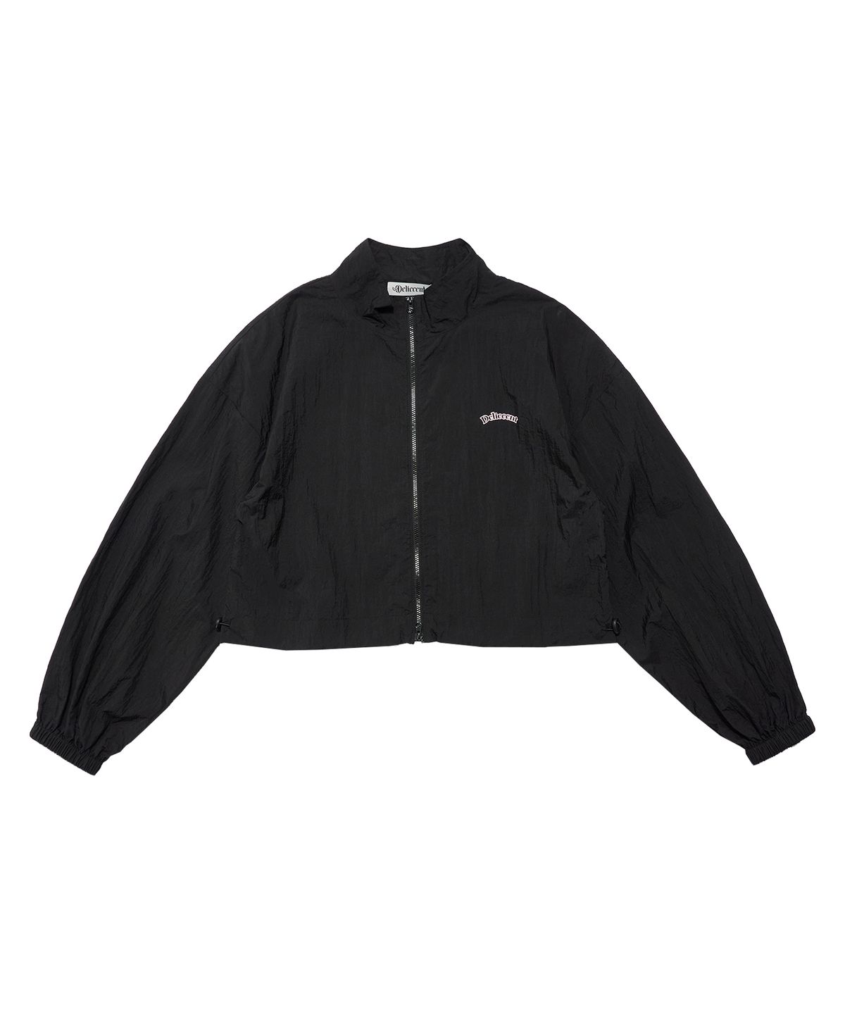 델리센트(DELICCENT) 썸머 크롭 윈드 점퍼 [BLACK]