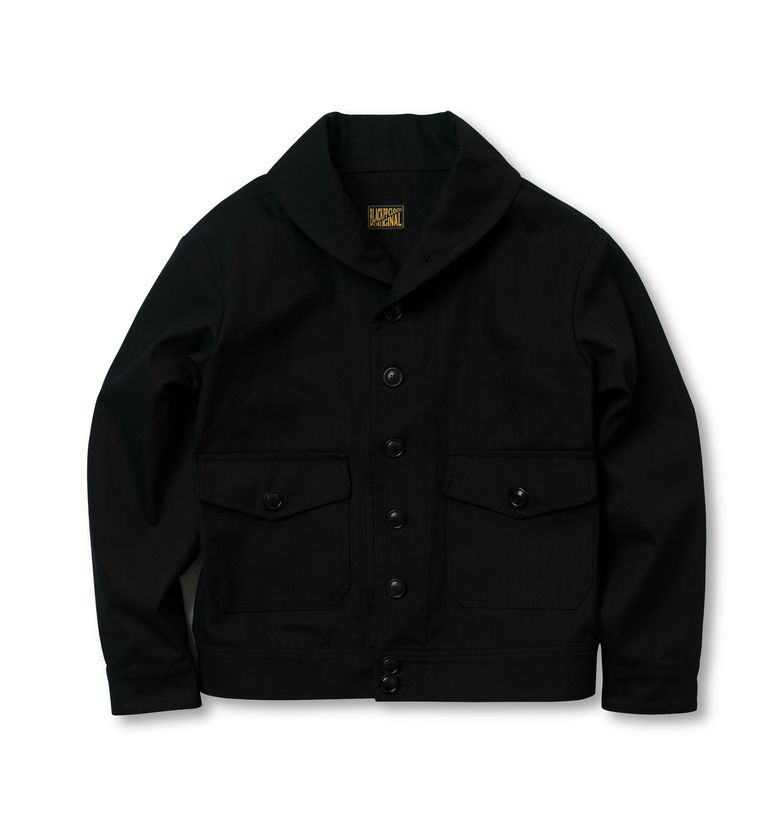 BLACK PP CCC Jacket (herringbone cotton)