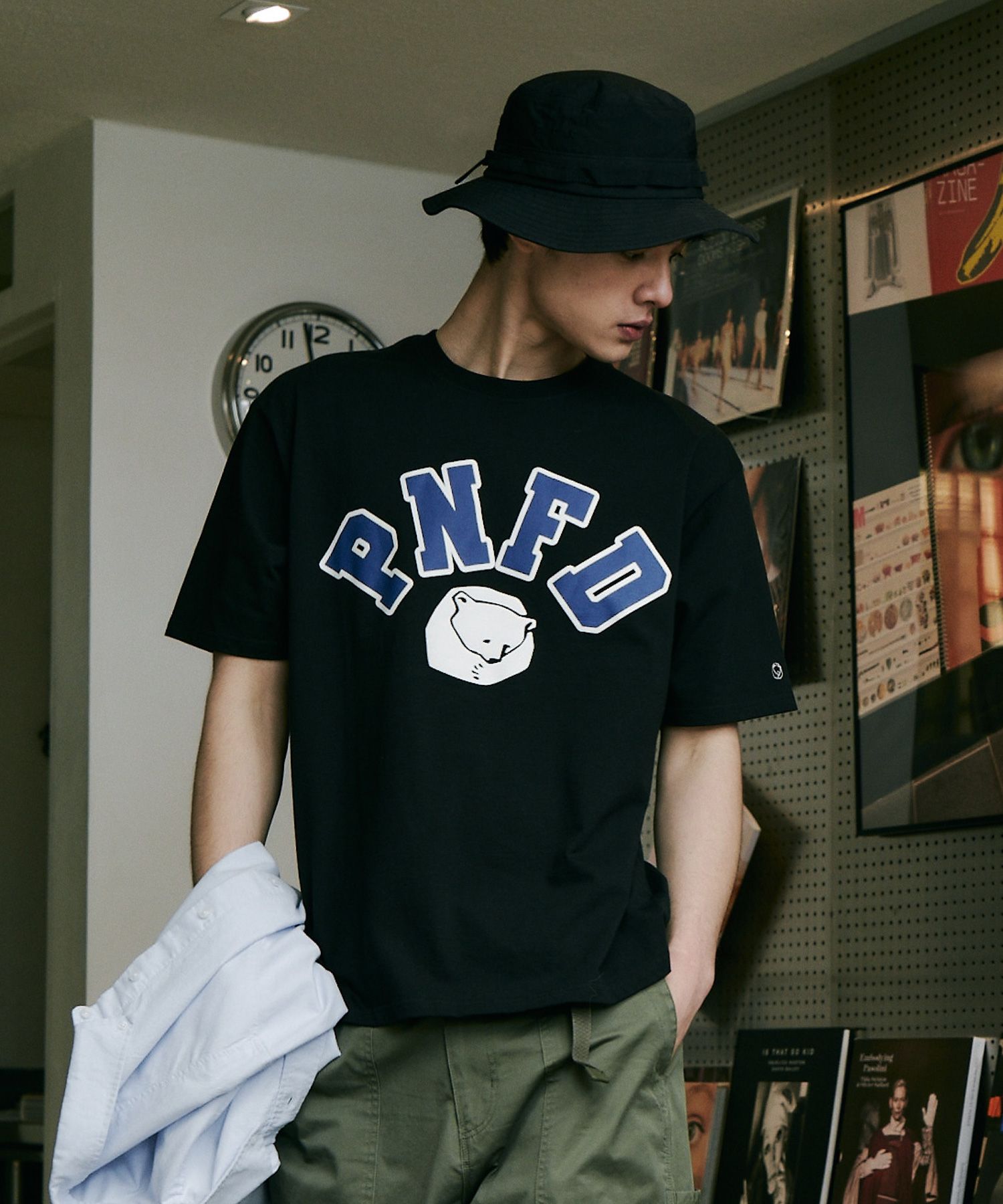 MUSINSA | PENFIELD PNFD VARSITY TS BLACK_FP2KT41U