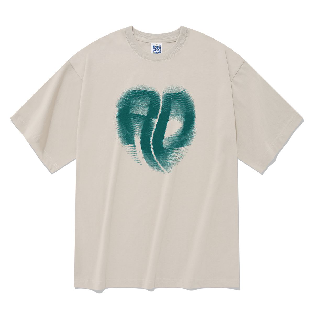 라디네오(RADINEO) 노이즈 반팔 티셔츠 베이지