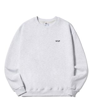 스테디 스웨트 셔츠 화이트 멜란지