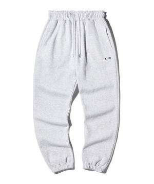 스테디 스웨트 조거팬츠 화이트 멜란지
