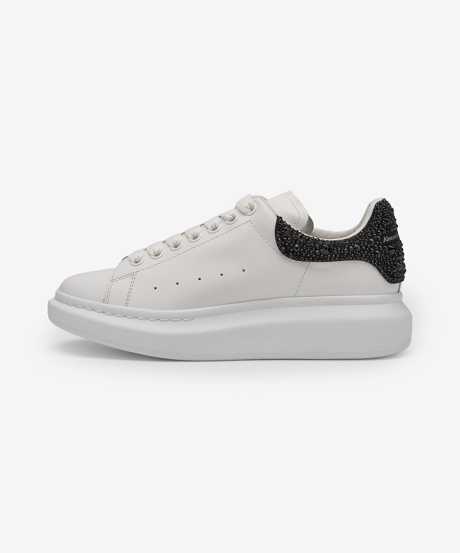 MUSINSA ALEXANDER McQUEEN Oversized Crystal Embellished Sneakers