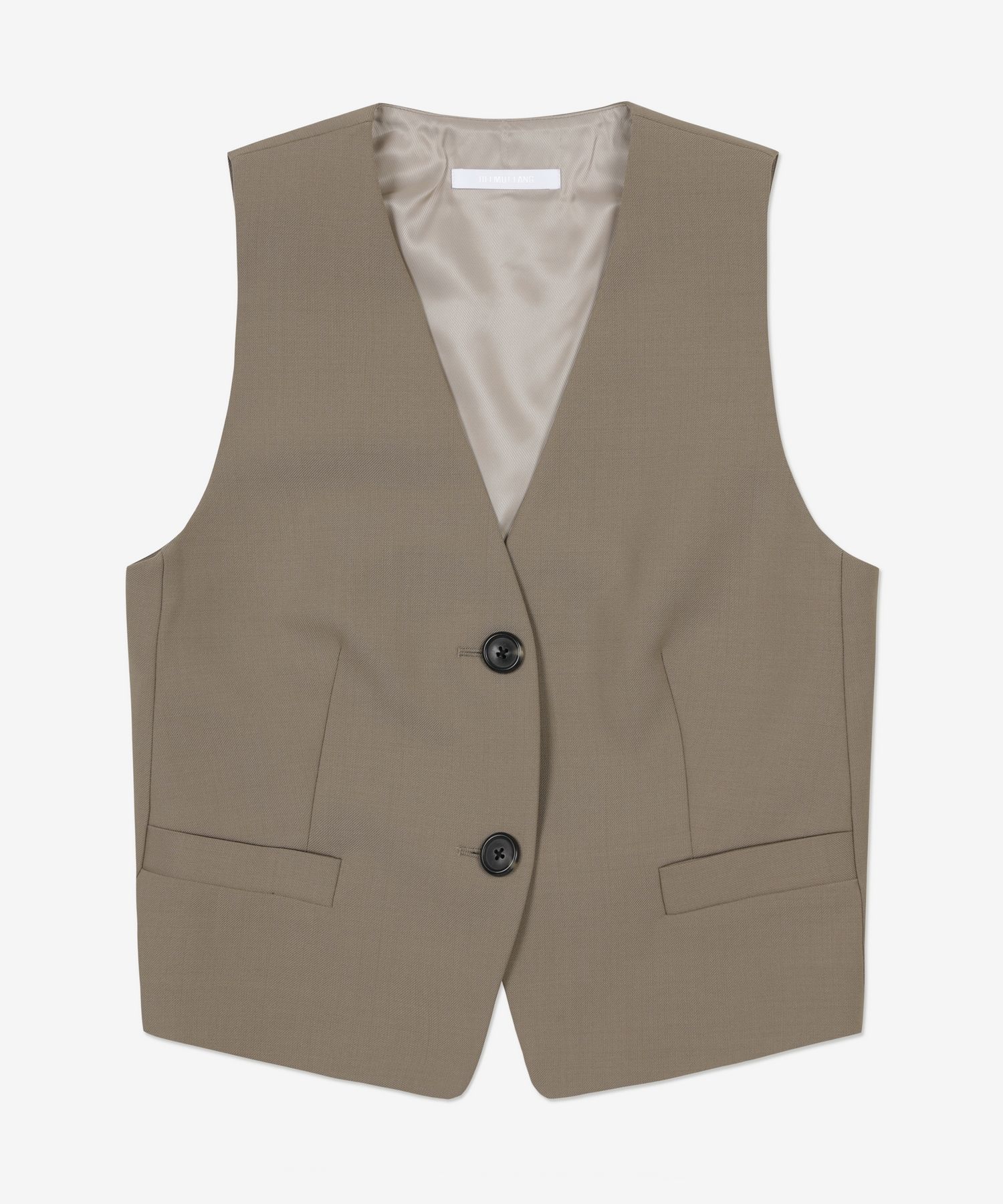 トップス HELMUT LANG VEST 中古・古着通販】HELMUT LANG (ヘルムートラング) ベスト/本人期黒タグ