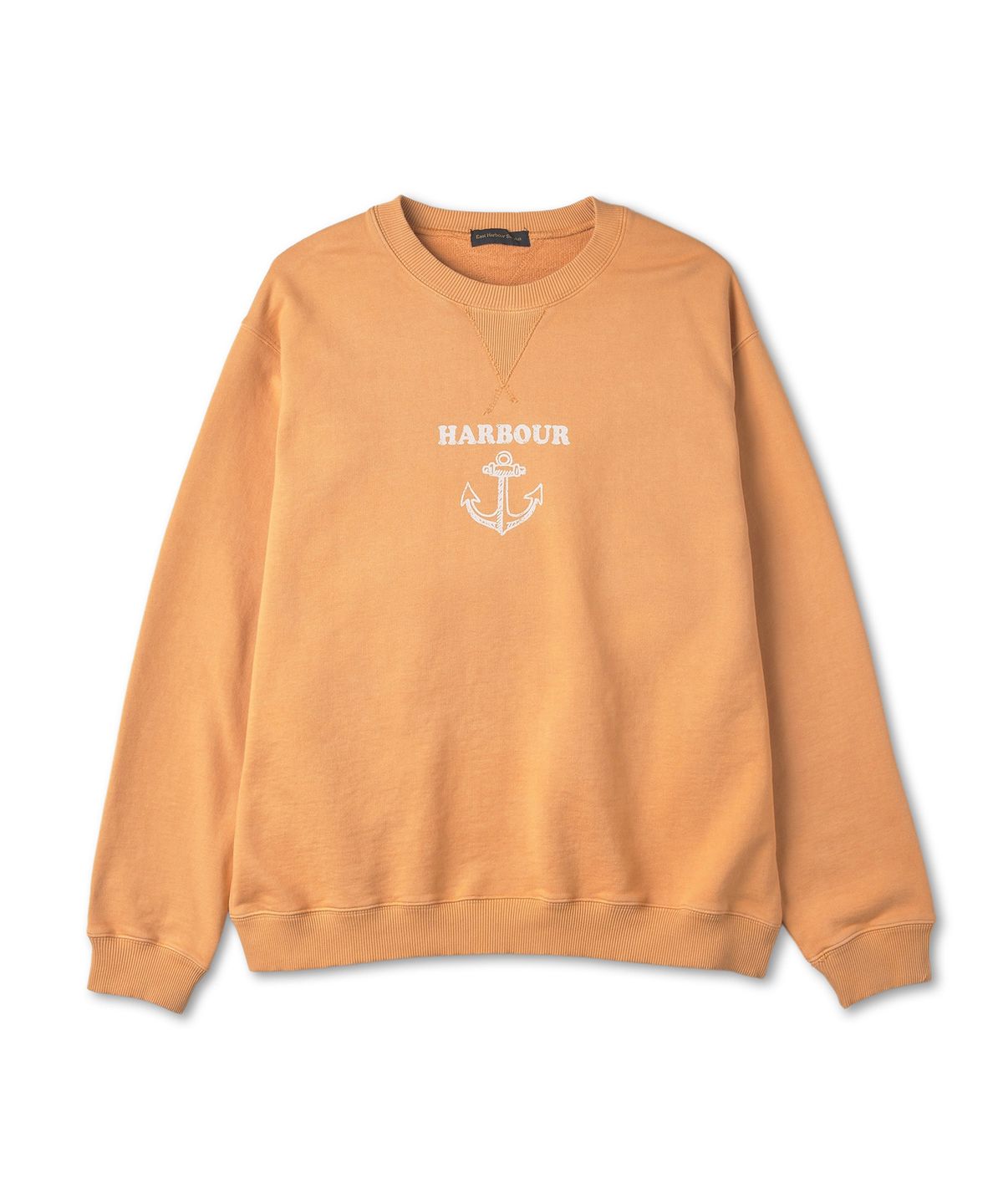 이스트 하버 서플러스(EAST HARBOUR SURPLUS) 비버 워시드 스웻셔츠 - 오렌지