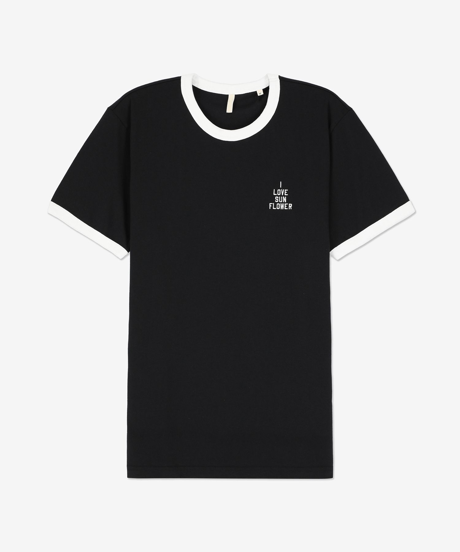 【SUNFLOWER】JAGGER TEE BLACK M MUSINSA | SUNFLOWER Jagger Short Sleeve T-shirt - Black