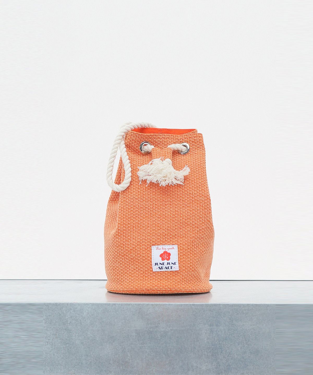 준준스페이스(JUNEJUNE SPACE) String Bucket Bag_Orange(스트링 버킷백_오렌지)