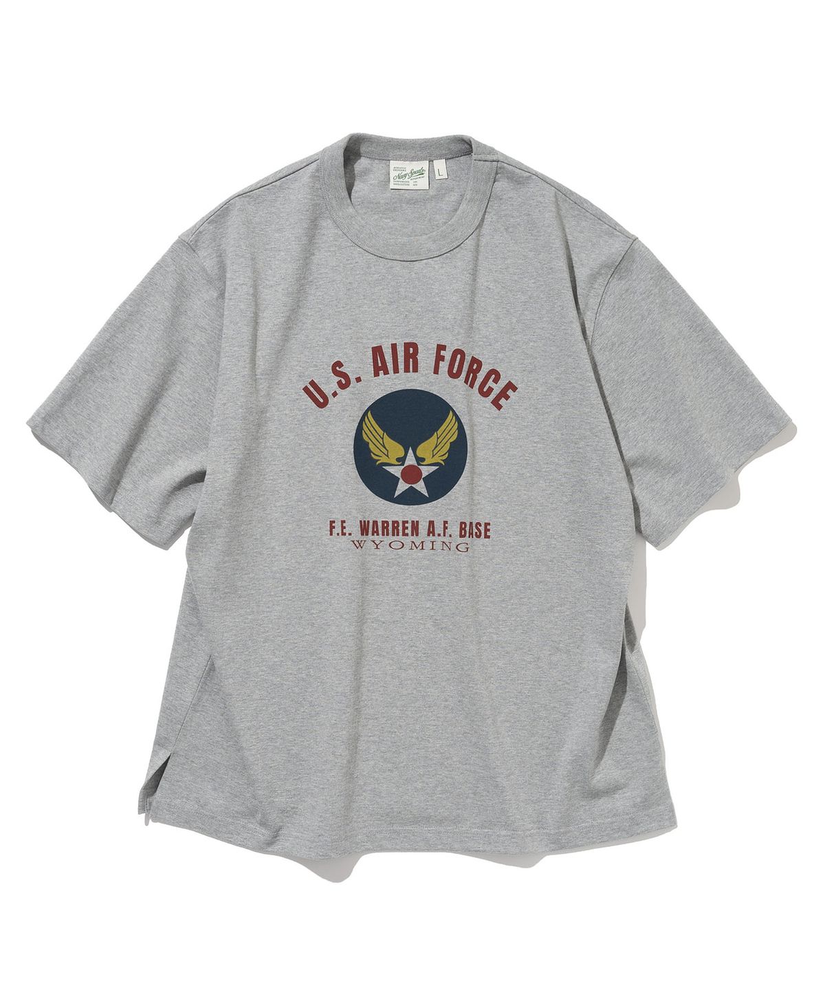 유니폼브릿지(UNIFORM BRIDGE) wyoming air force s/s tee 8% melange