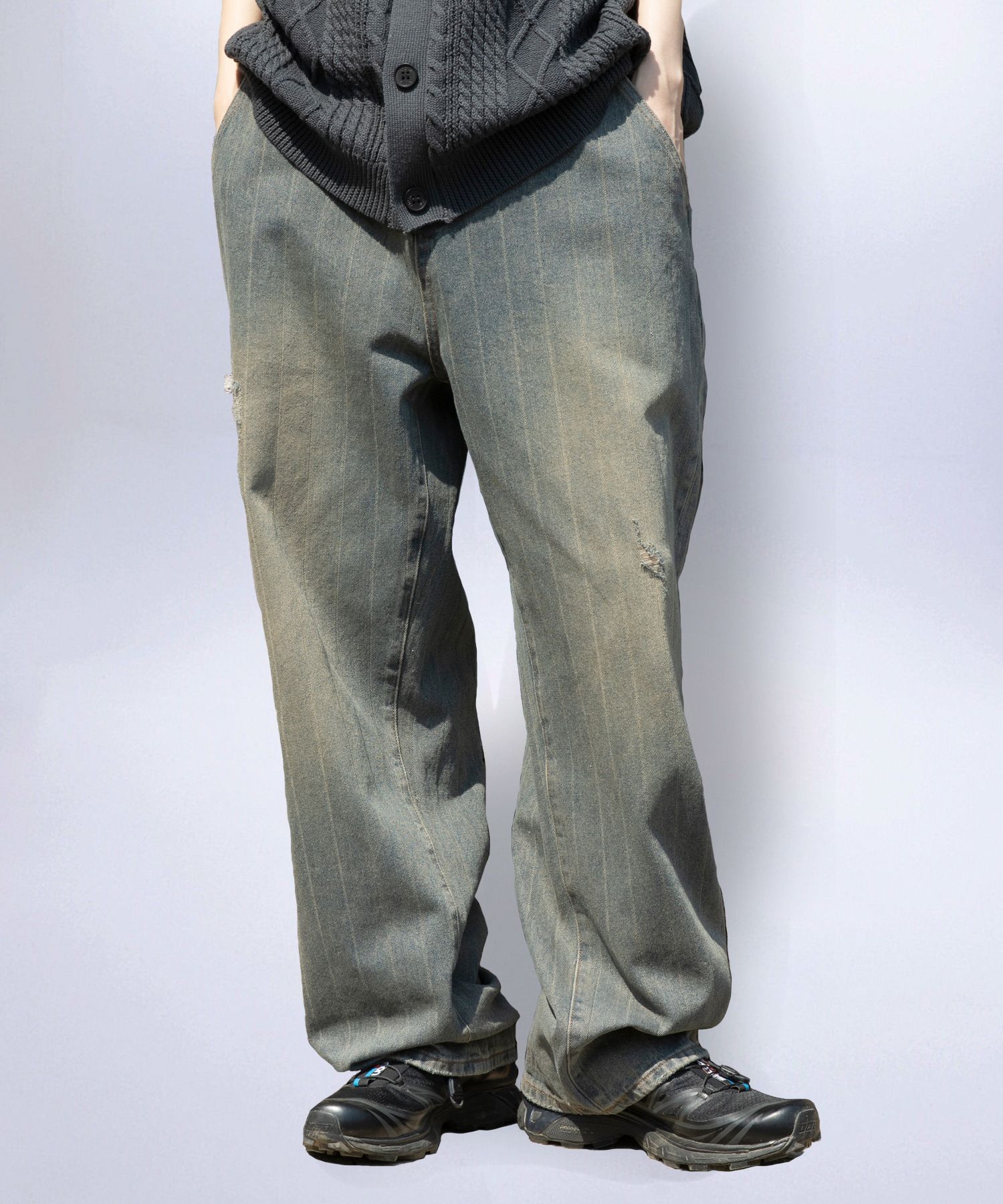 ★XTONZ★VINTAGE WASHING DENIM PANTS Designer fashion, Seoul-fully created | W Concept