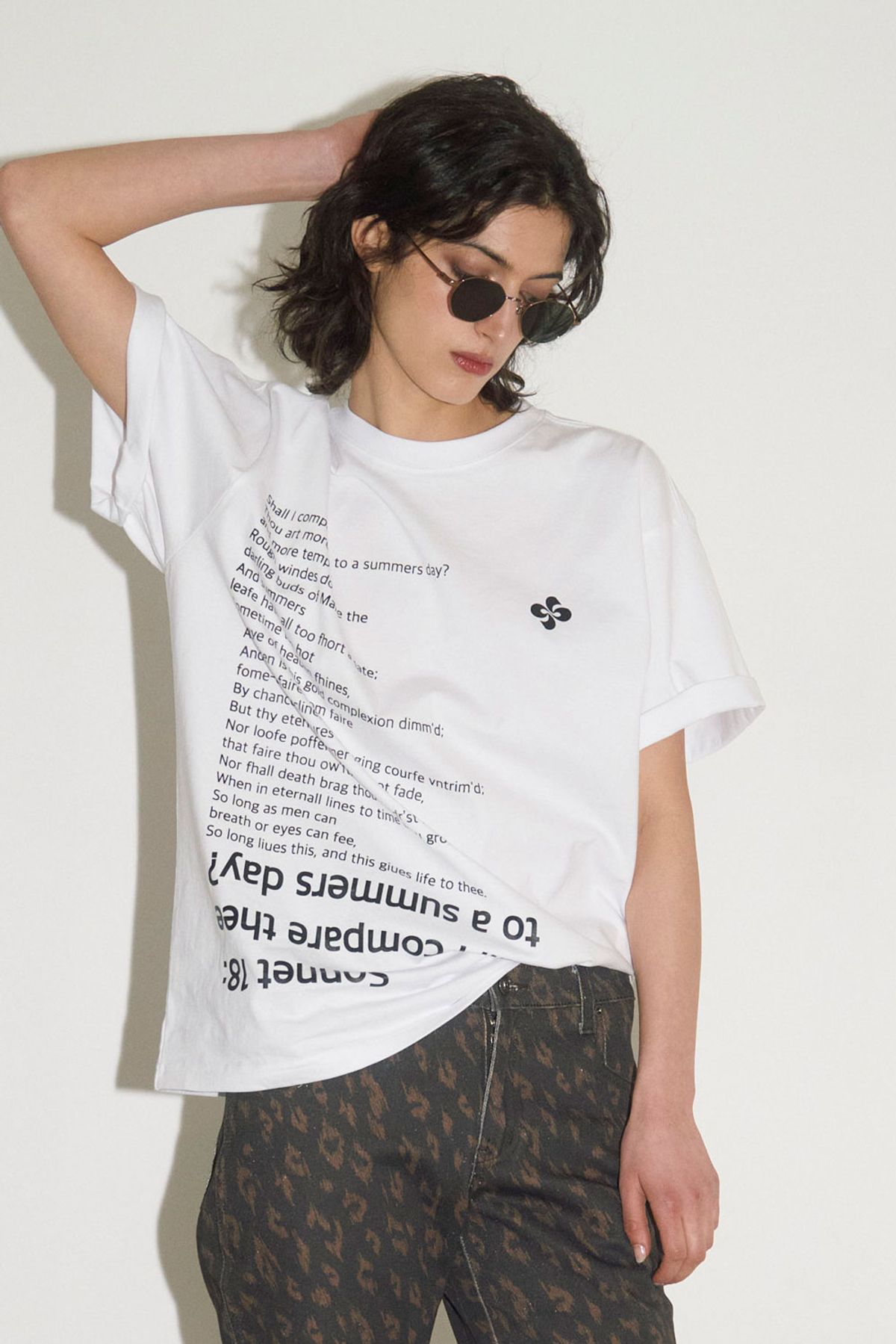 헤레틱(HERETIC) SONNET 18 T-SHIRT / white