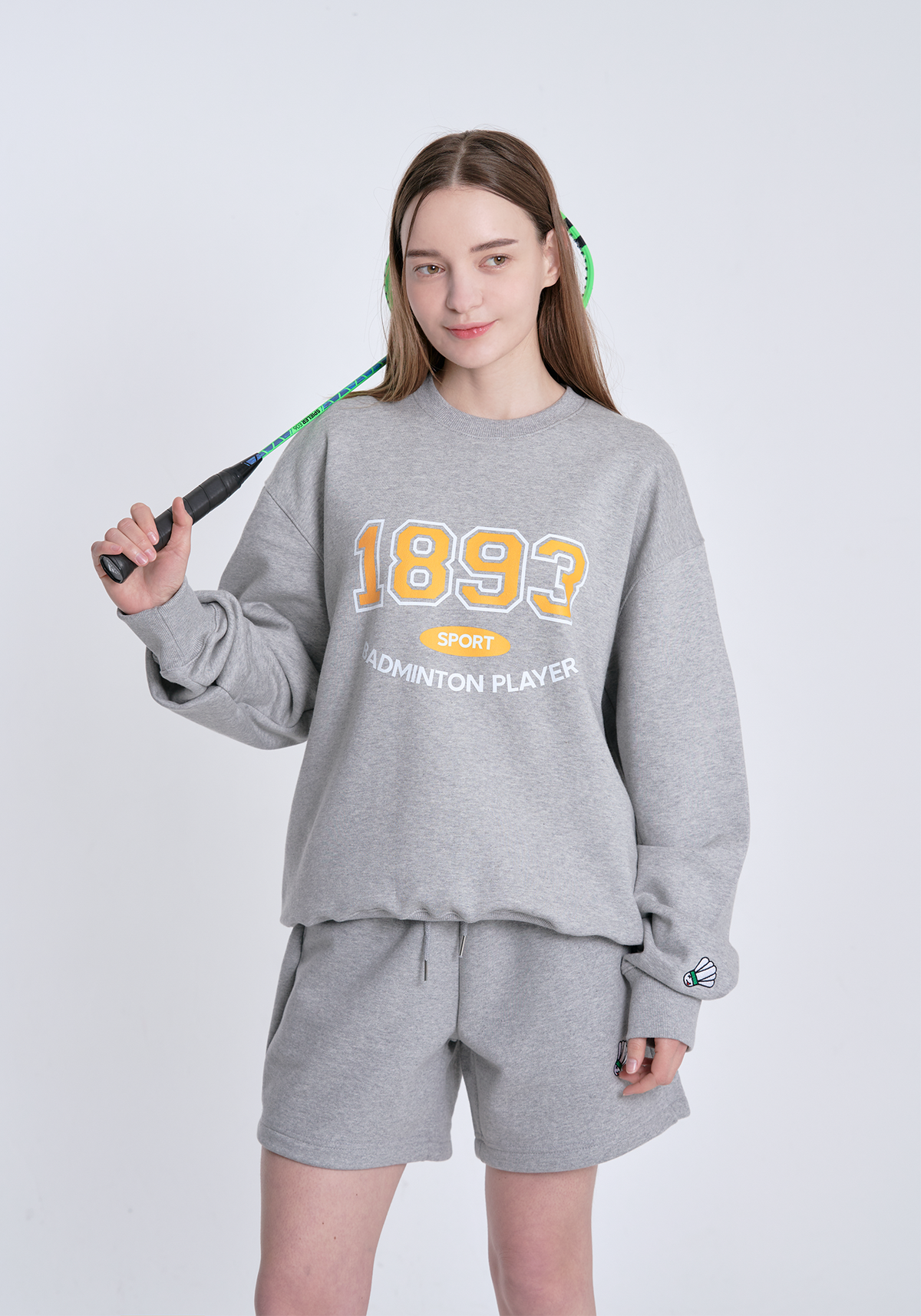 메스타리(MESTARI) 배드민턴 1983 SWEATSHIRT(맨투맨) CM1102 그레이