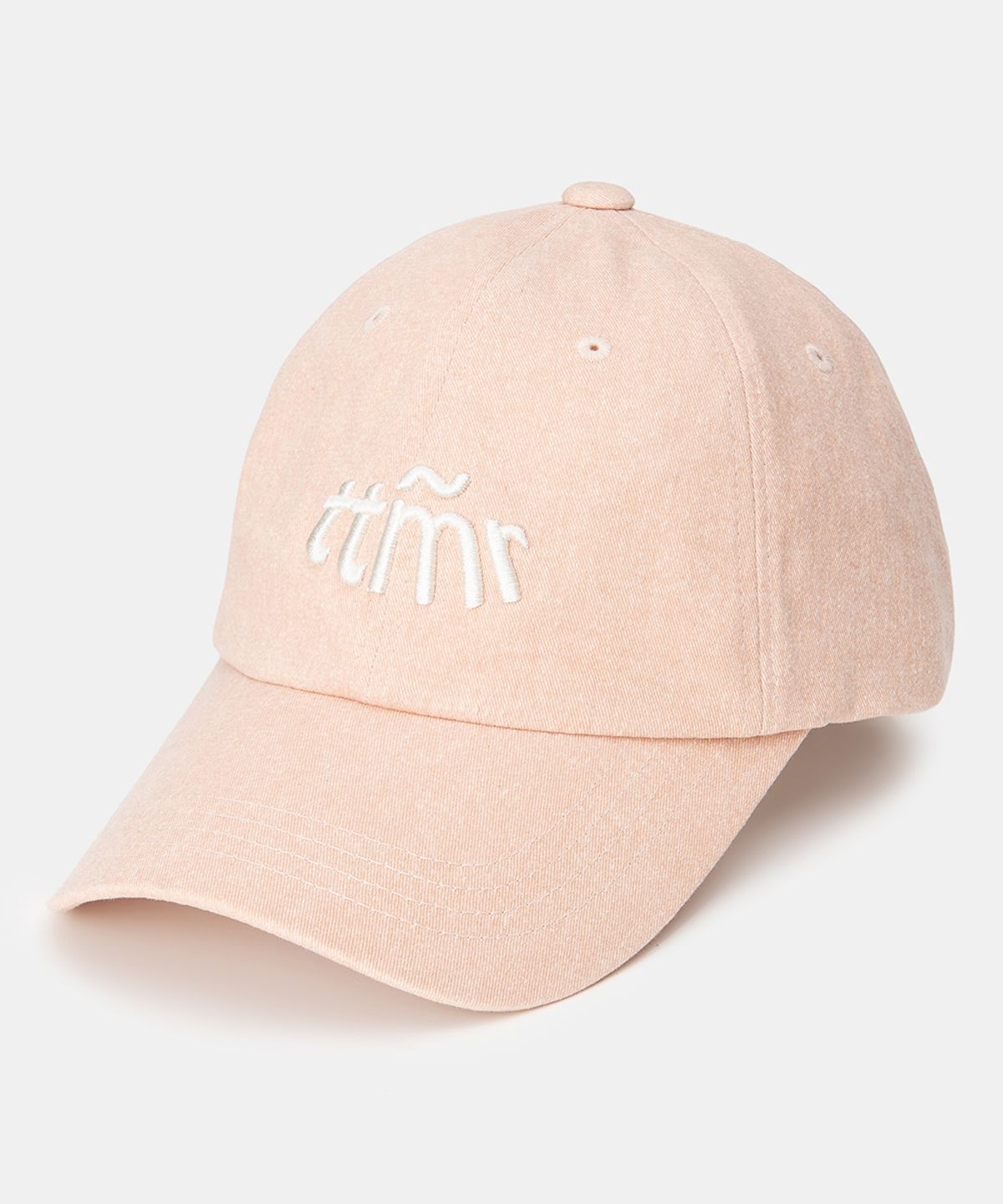 톰투머로우(TOMTOMORROW) ttmr clam logo ball cap [light coral]