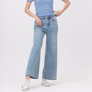 여성) 스퀘어 포켓변형 솔트워싱 데님_AN2DTB474-LB