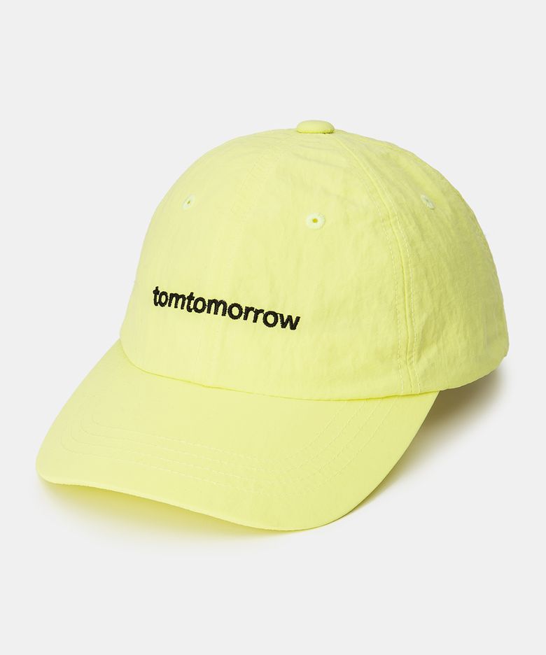 nylon signature logo ball cap [lemon yellow]