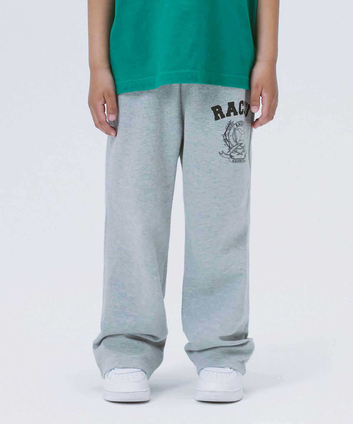 테이크이지 키즈(TAKEASY KIDS) 월계수 와이드 팬츠(멜란지그레이)