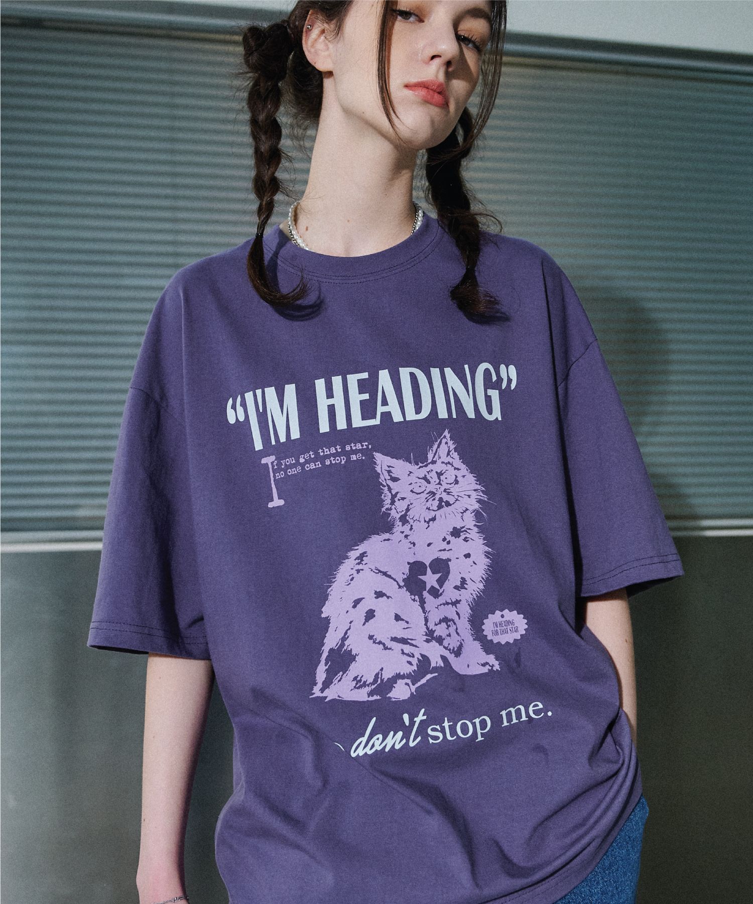 【CPGN STUDIO】HEADING CAT Short Sleeve T-shirt CPGN STUDIO】HEADING CAT Short Sleeve T-shirt CPGN STUDIO