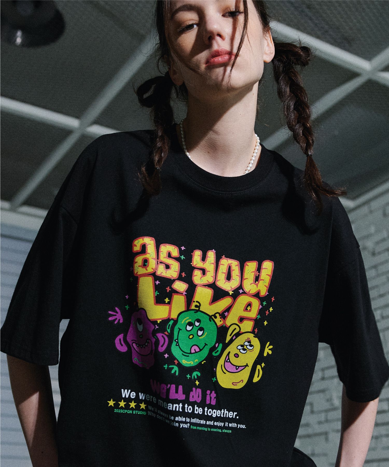 【CPGN STUDIO】DTP AS you Like Short Sleeve T-Shirt MUSINSA | CPGN STUDIO DTP AS you Like Short Sleeve Tee Black
