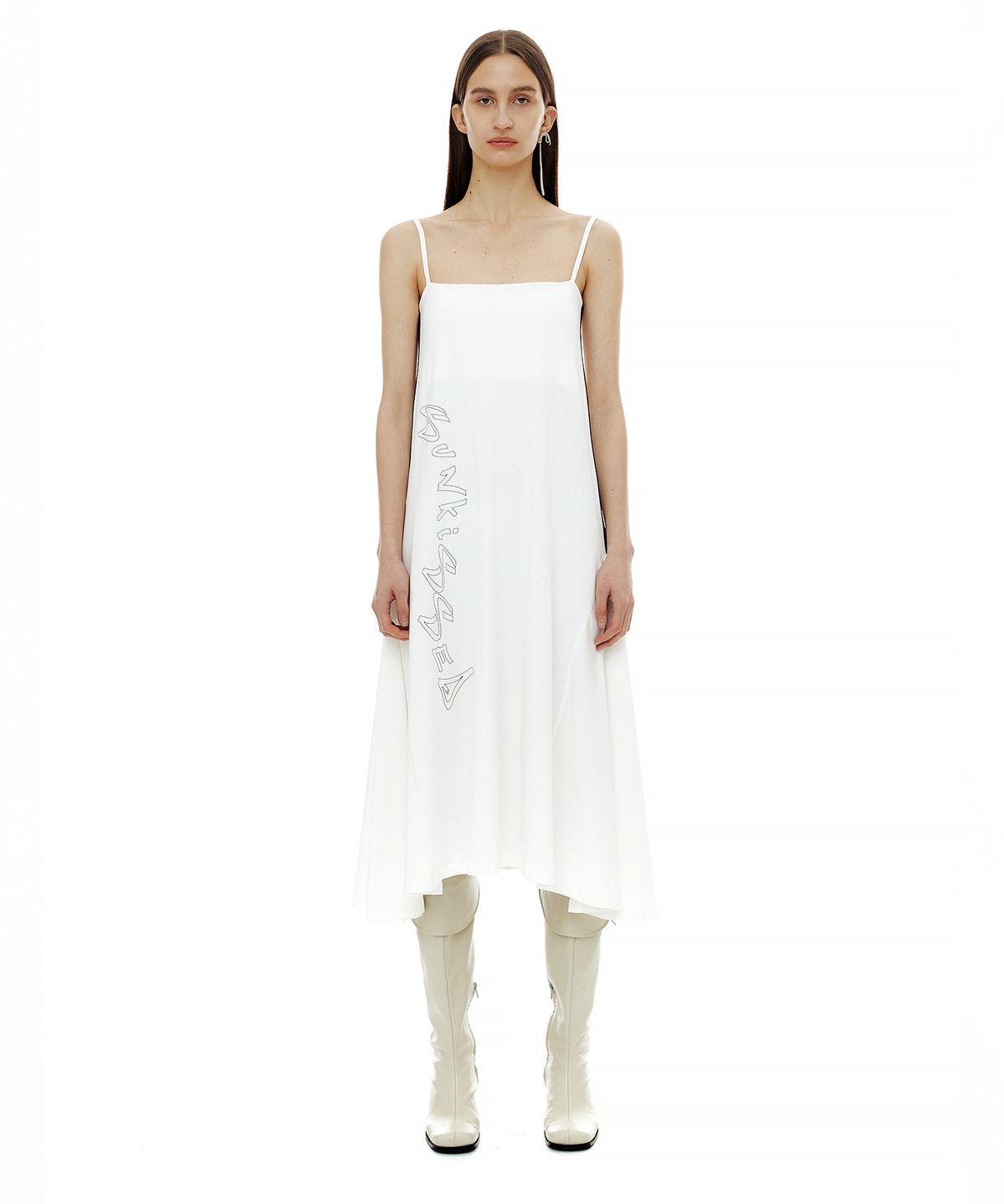 세릭(CERRIC) SUNKISSED FLARED DRESS / IVORY