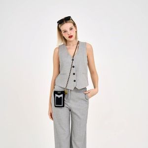 3pocket cellphonbag- black