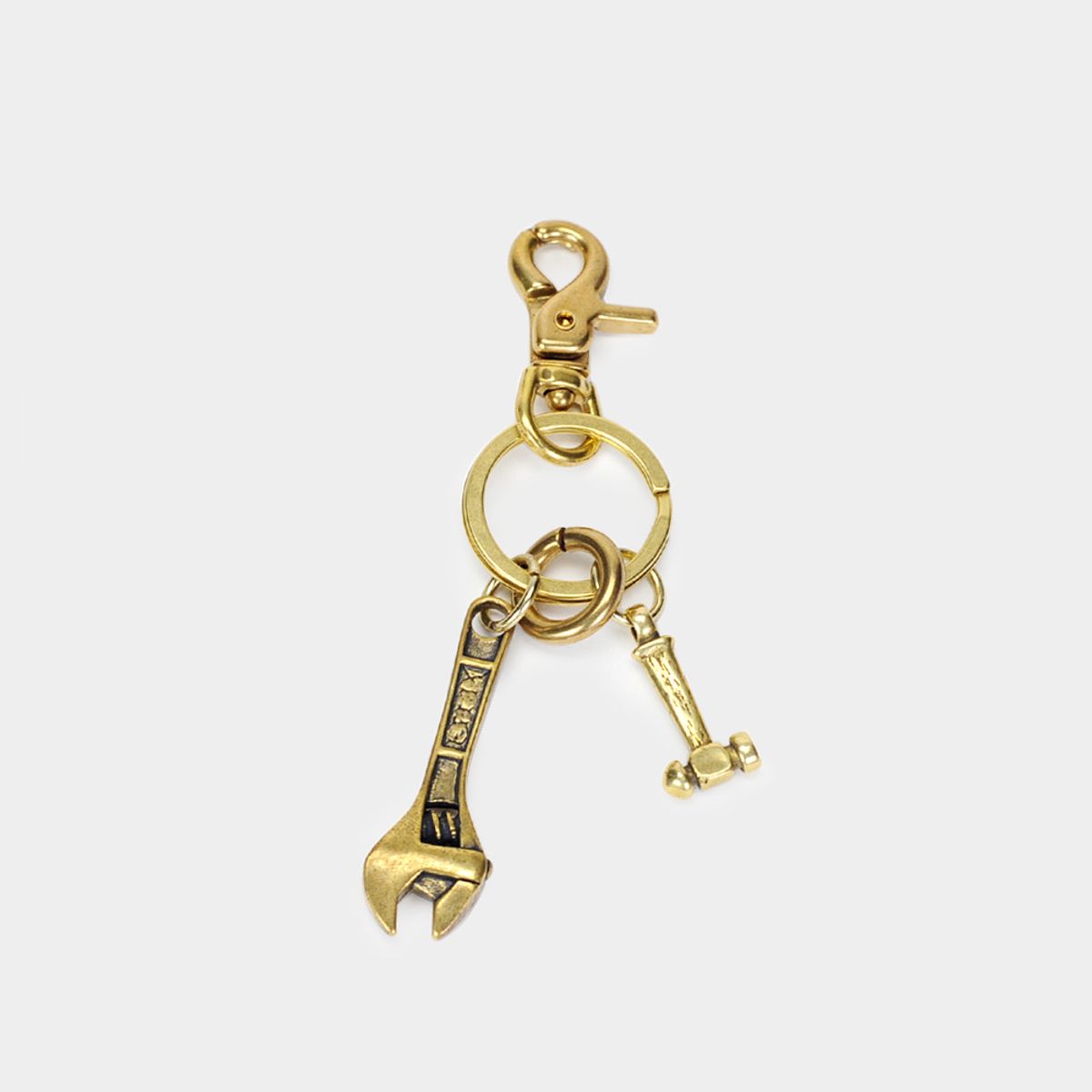 스컴버(SCOMBER) [Key Chain]SCOM Brass Spanner & Hammer