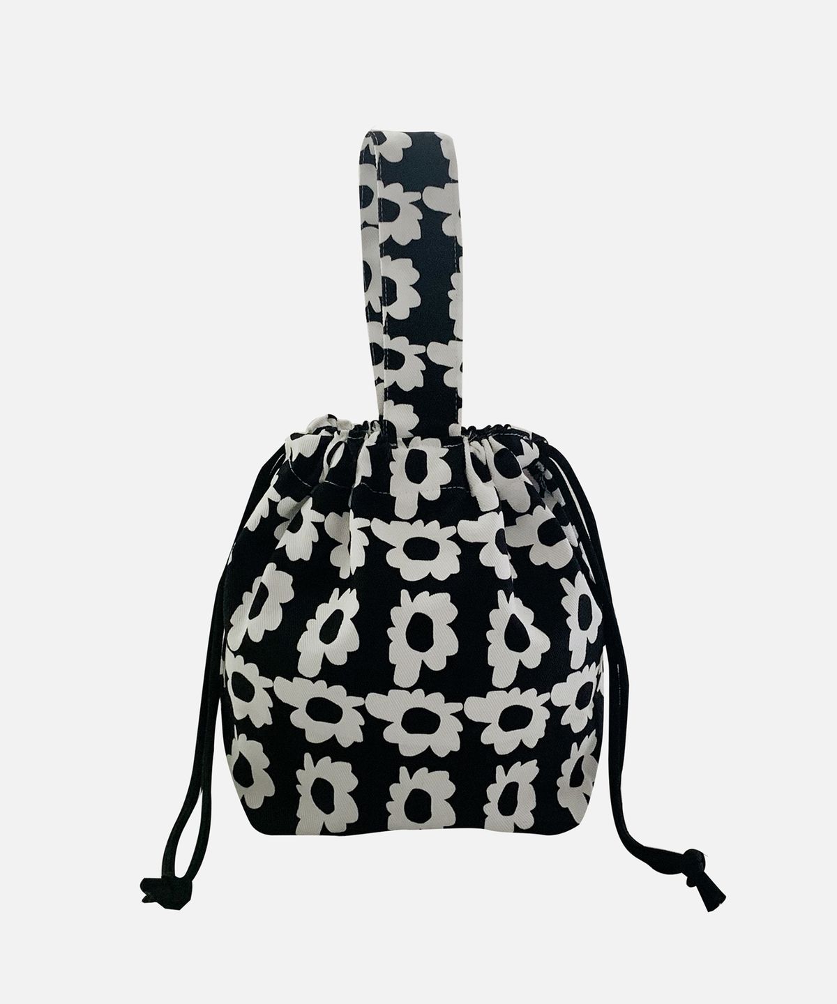 소곤소곤(SOGONSOGON) bloom black string bag