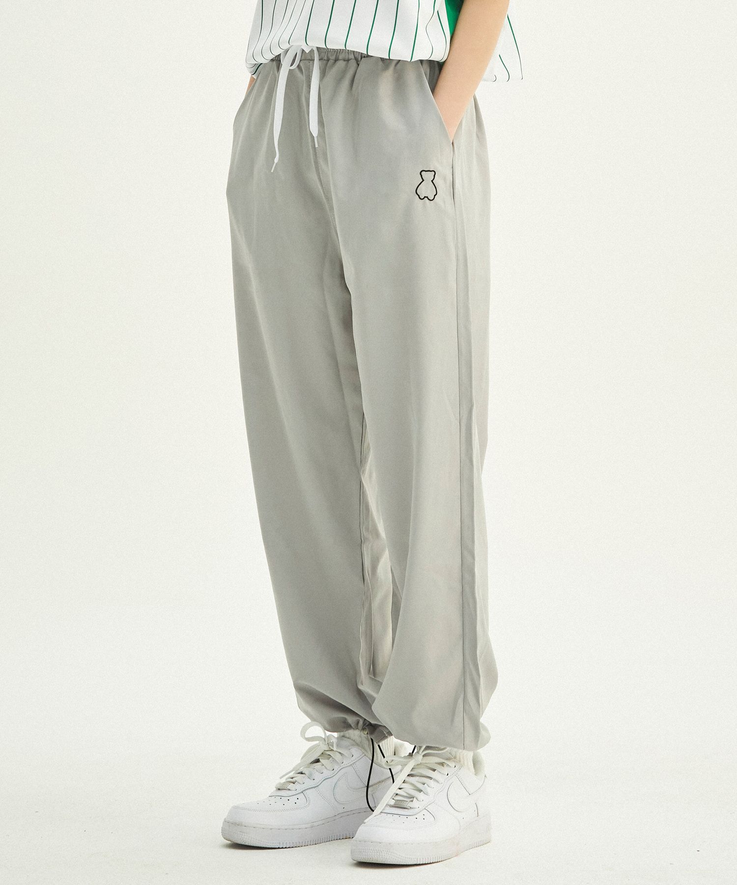 AQO STUDIO SPACE ★Bear Wide Cool Pants MUSINSA | AQO STUDIO SPACE bare wide cool pants gray