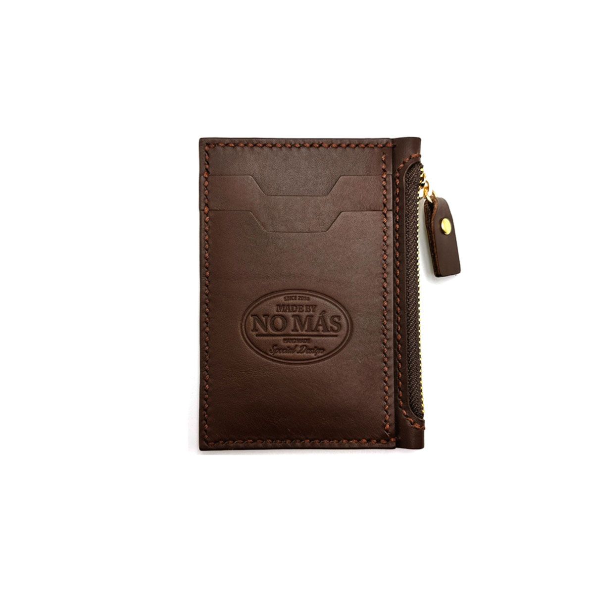 노마스(NO MAS) SECTION WALLET (DARK BROWN)