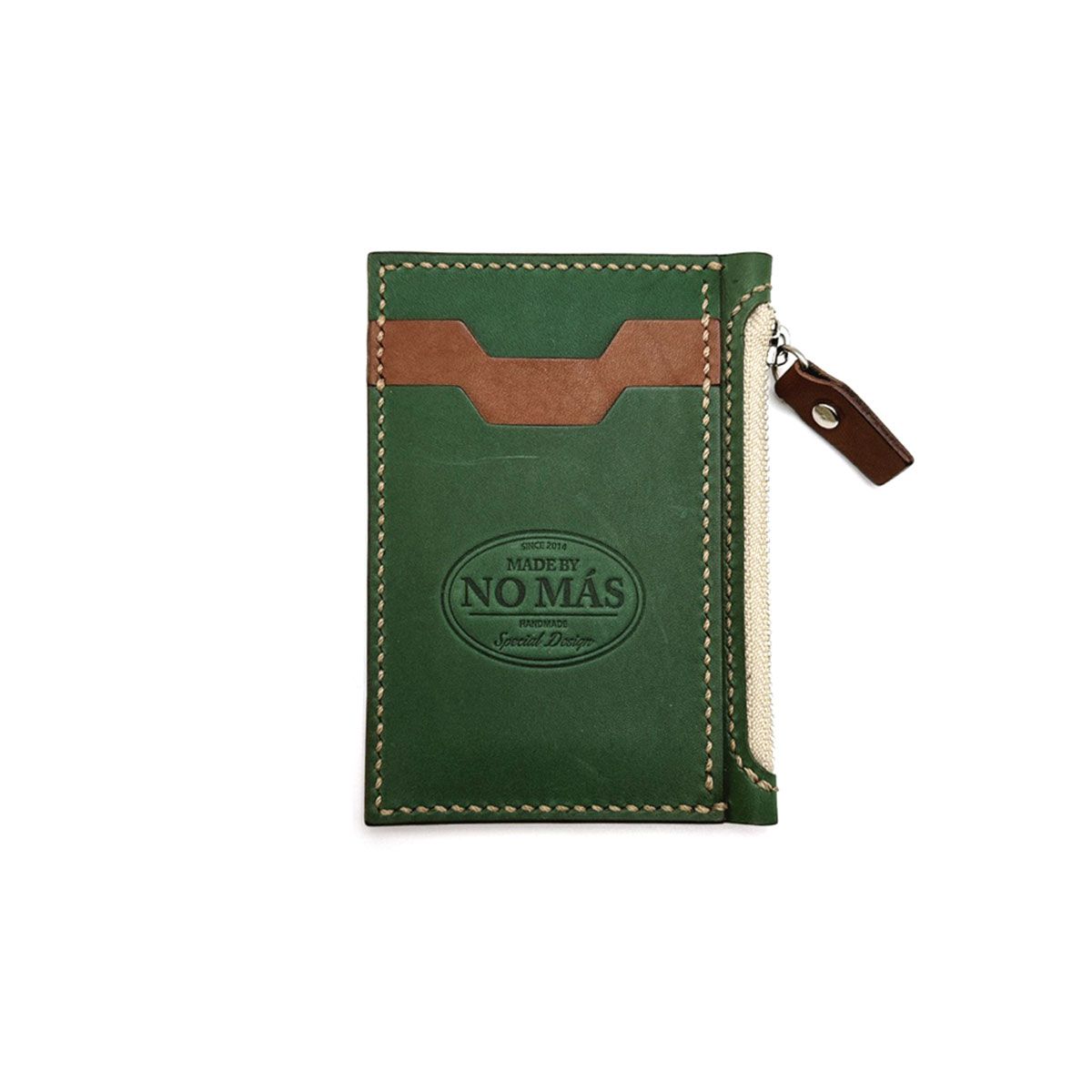 노마스(NO MAS) SECTION WALLET (GREEN)