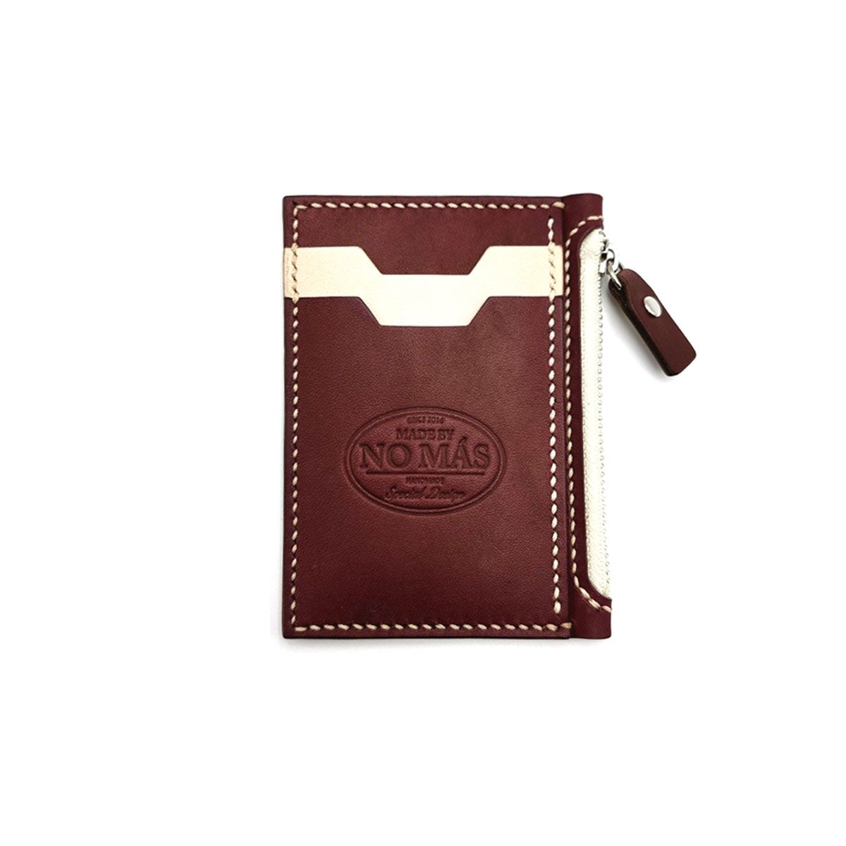 노마스(NO MAS) SECTION WALLET (BURGUNDY)