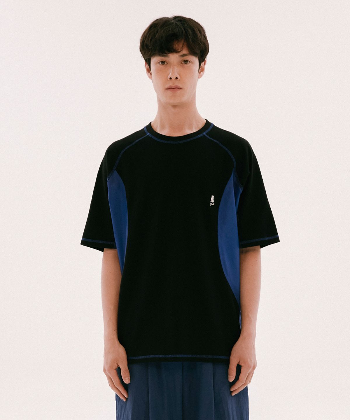 예일(YALE) MIXED SPORT TEE BLACK
