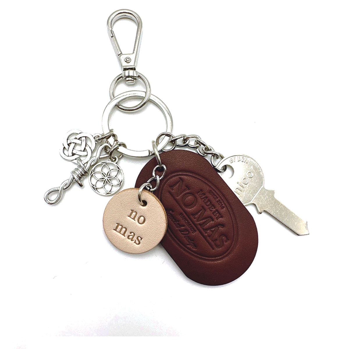노마스(NO MAS) KEY RING Vol.10 (BURGUNDY)