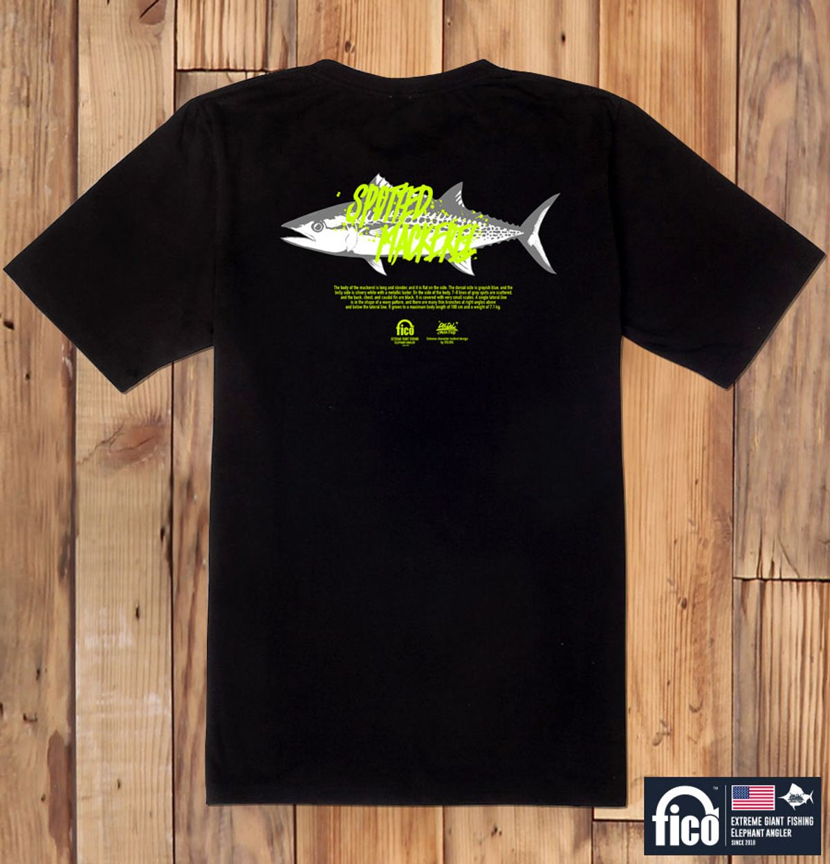 돌돌(DOLDOL) FICO_tshirts-76 익스트림 낚시 브랜드 피코 시즌2 캐릭터 그래픽 디자인 티셔츠