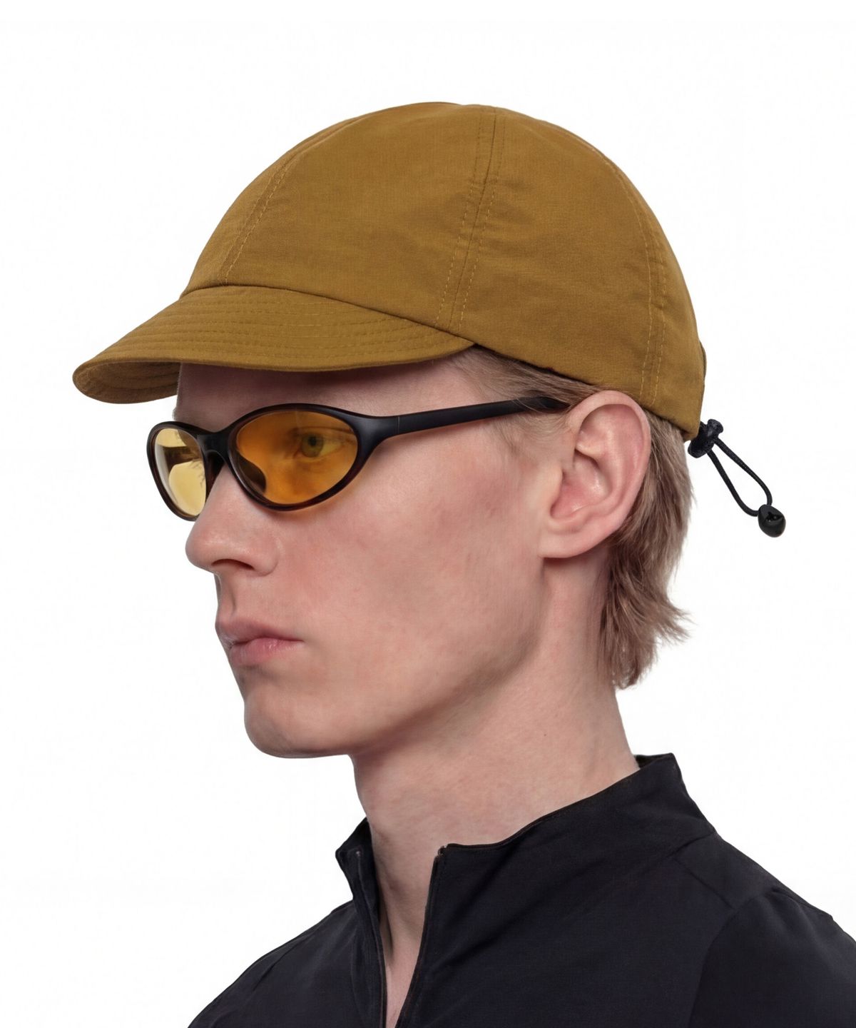 유알에이치(URH) UV차단 자외선차단 숏챙 스트링볼캡 경량 러닝 아웃도어 URH - C - 001 - SUPPLEX - C PACK - MUSTARD