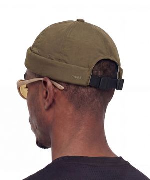 자외선 차단 브림리스캡 URH - C - 003 - SUPPLEX - C PACK - KHAKI