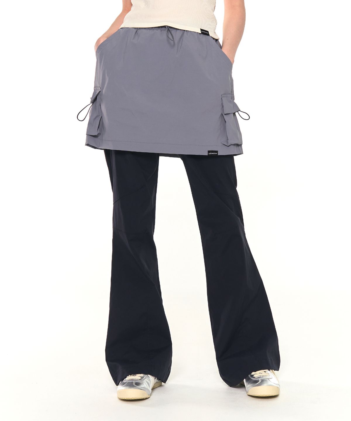 지제뮤지엄(ZIZEMUSEUM) COLORS SKIRT PANTS (NAVY)