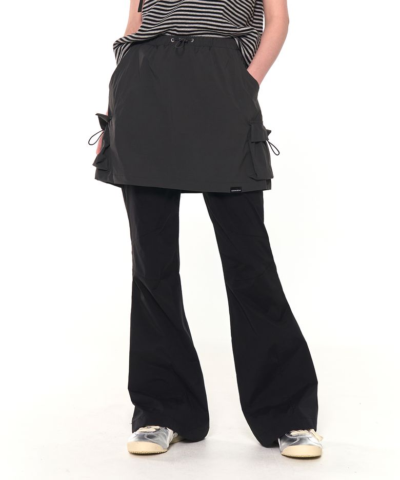 COLORS SKIRT PANTS (BLACK)