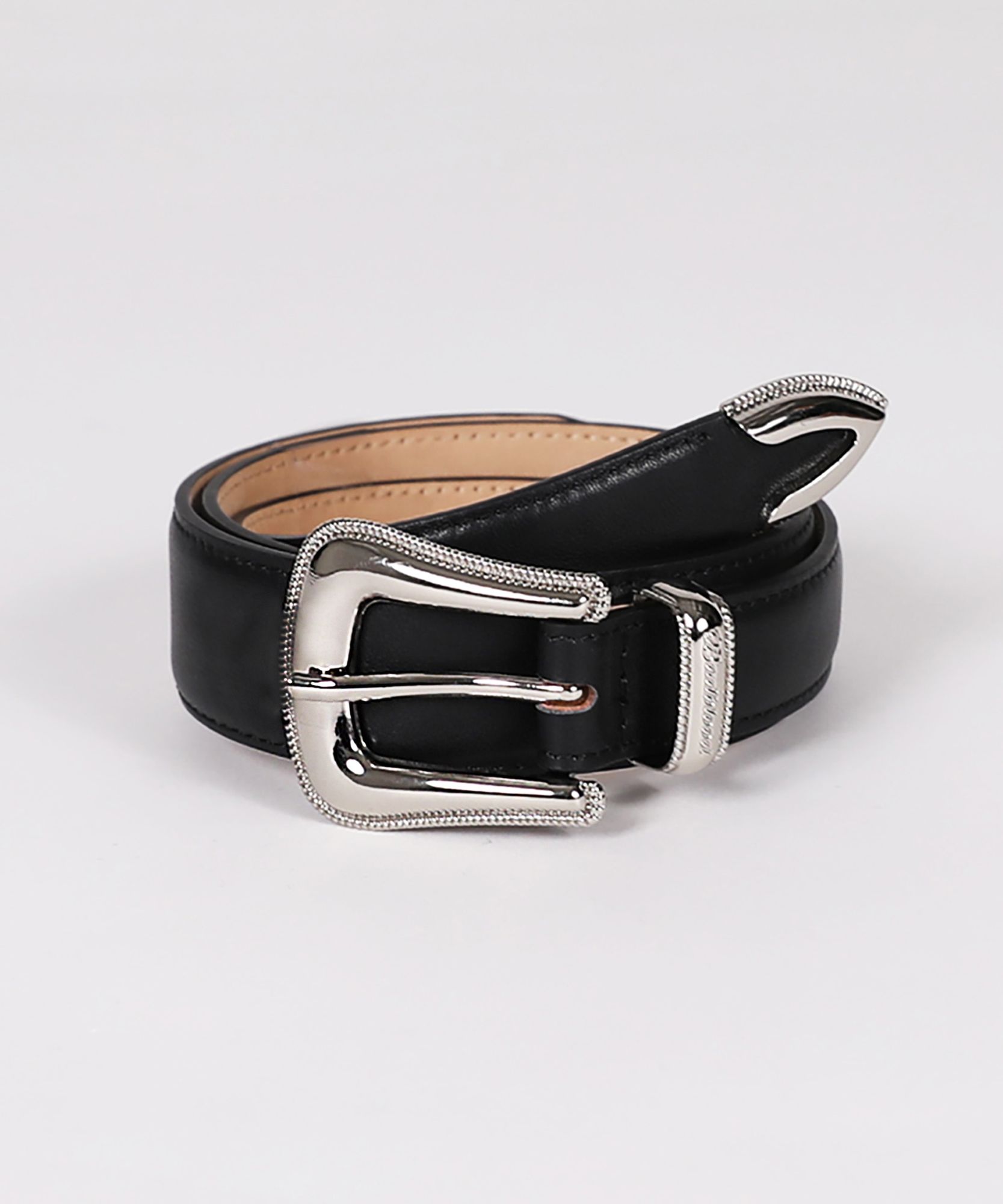 MUSINSA | BADBLOOD The Western Leather Belt - Black