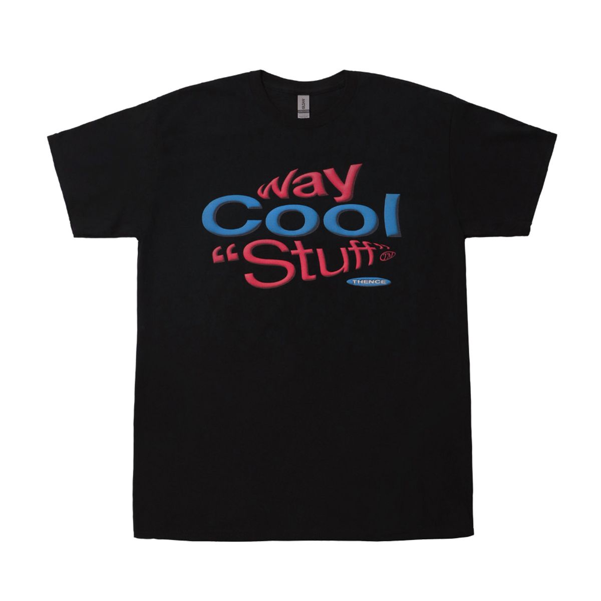 덴스(THENCE) BOXY HALF TEE_WCS_BLACK
