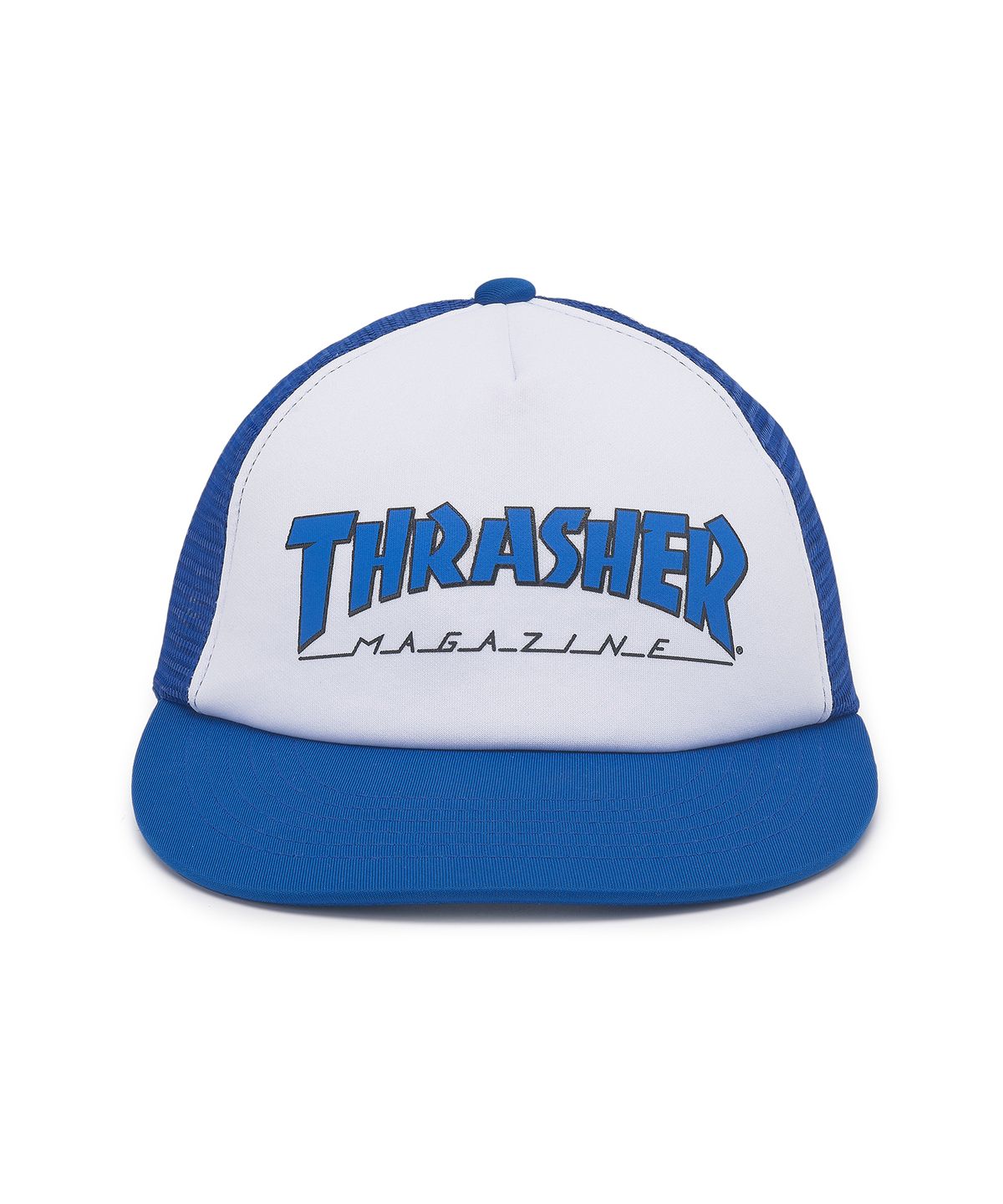 트레셔(THRASHER) 매거진 트러커 캡 블루