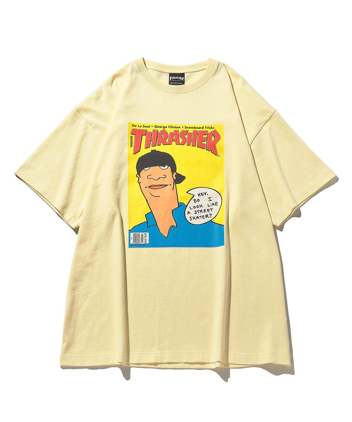 트레셔(THRASHER) 카툰 반팔 티셔츠 레몬