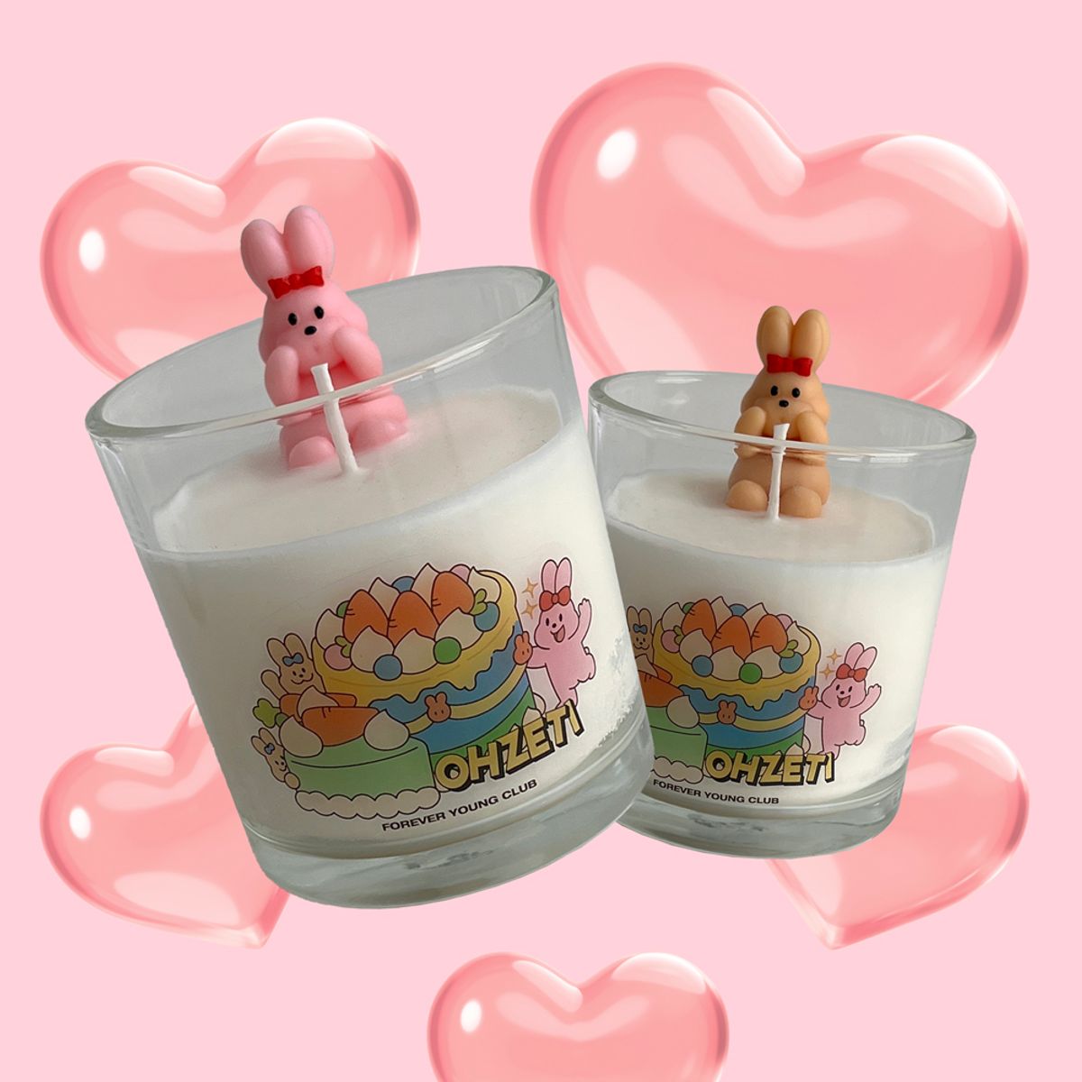 오제티캔들(OHZETI CANDLE) 리틀버니 캔들 세트