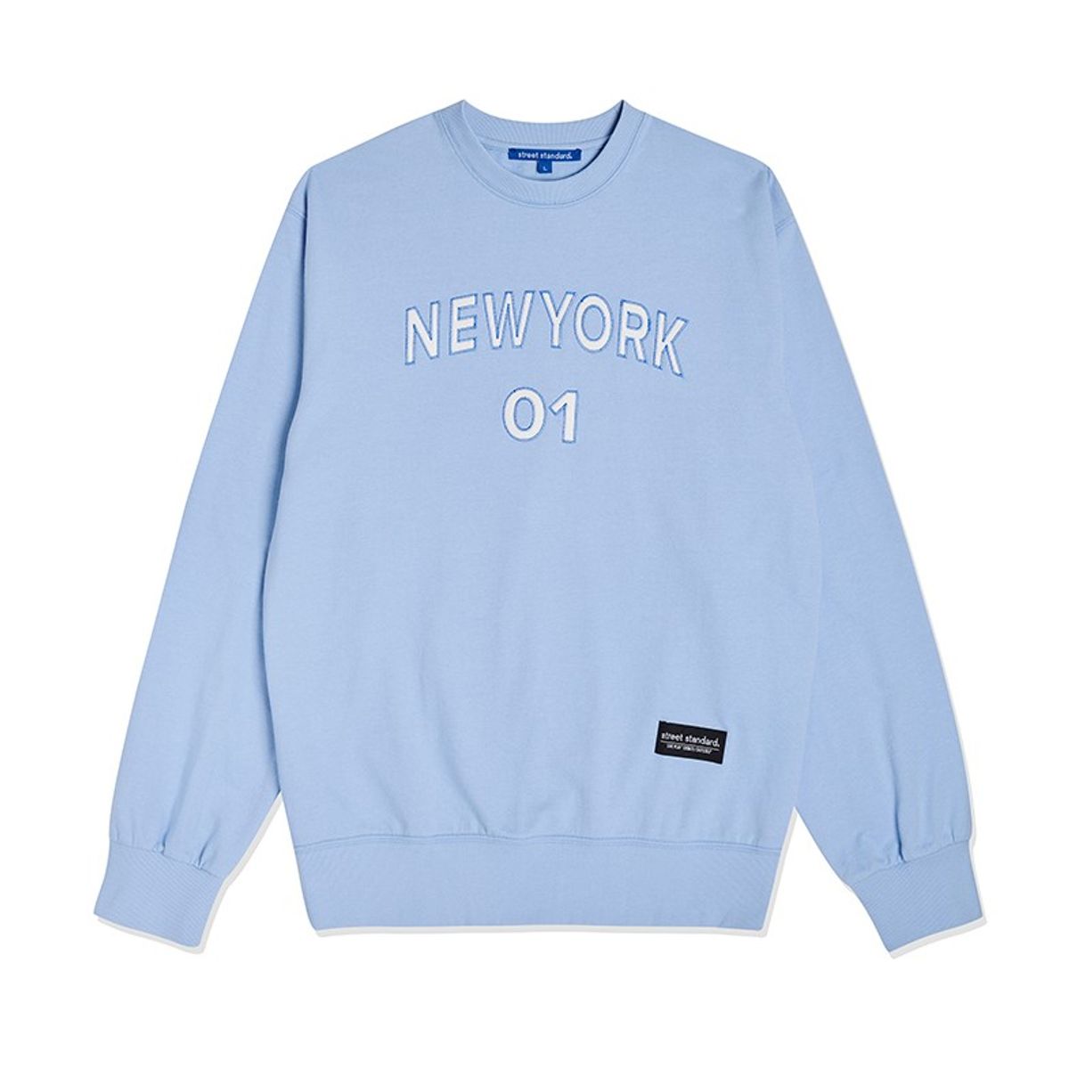 스트리트 스탠다드(STREET STANDARD) [STSD] NEWYORK SWEATSWEAT SHIRTS(SUNCSSU002_BL)