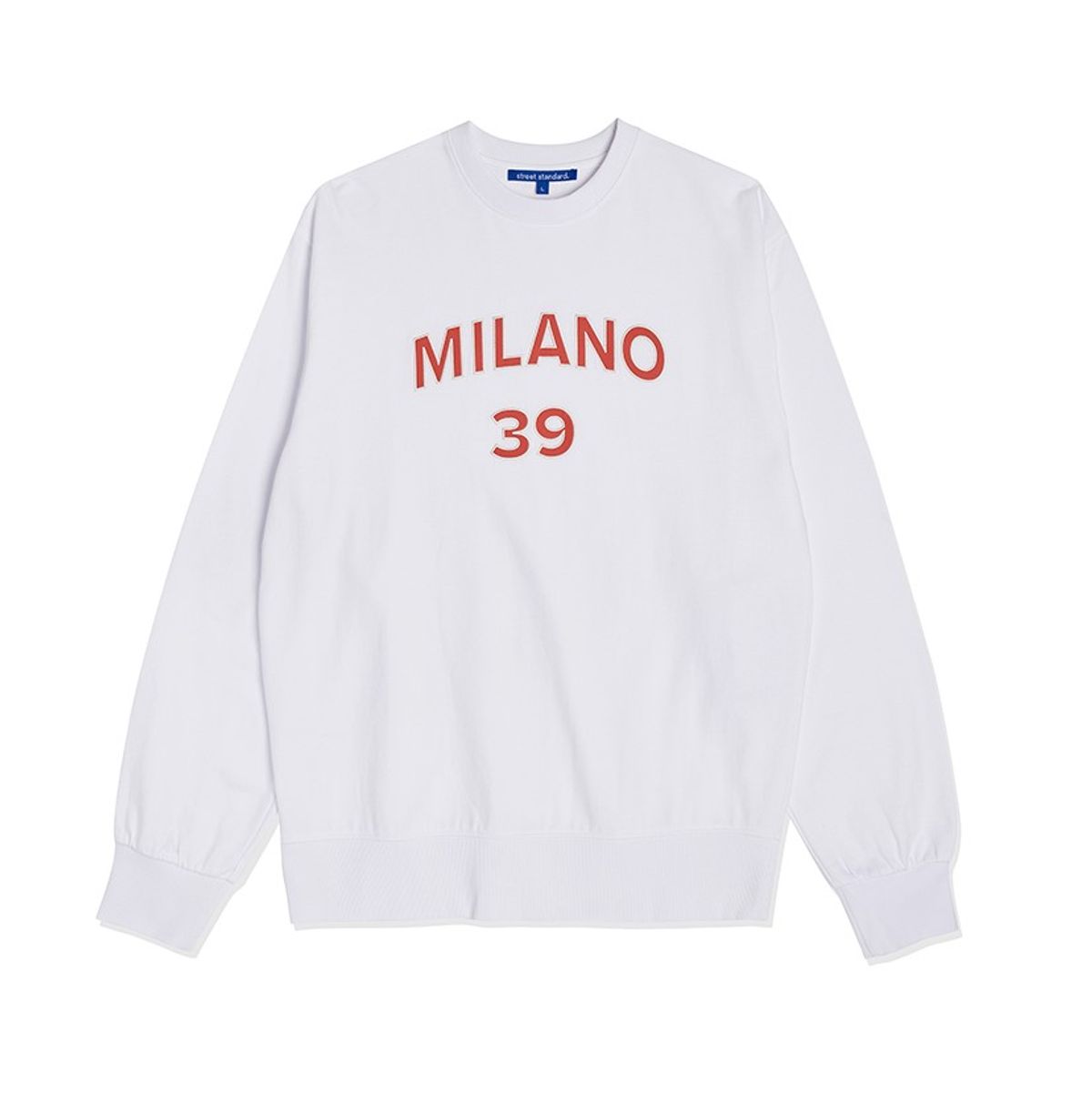 스트리트 스탠다드(STREET STANDARD) [STSD] MILANO SWEAT SHIRTS(SUNCSSU003_WH)